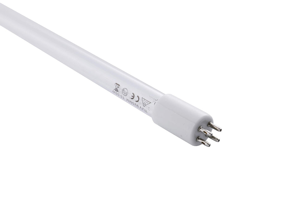 HQUA front view of 55W UV lamp showing full tube and clean finish for reliable replacement