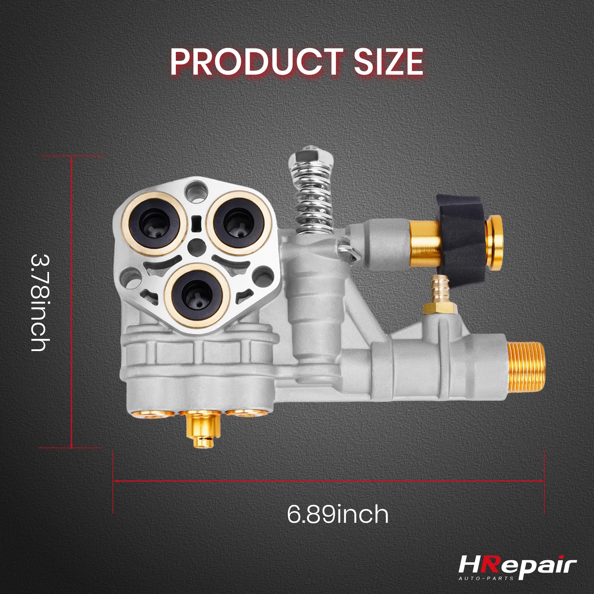 HRepair manifold packaged kit with hardware showing all included parts to resume operations