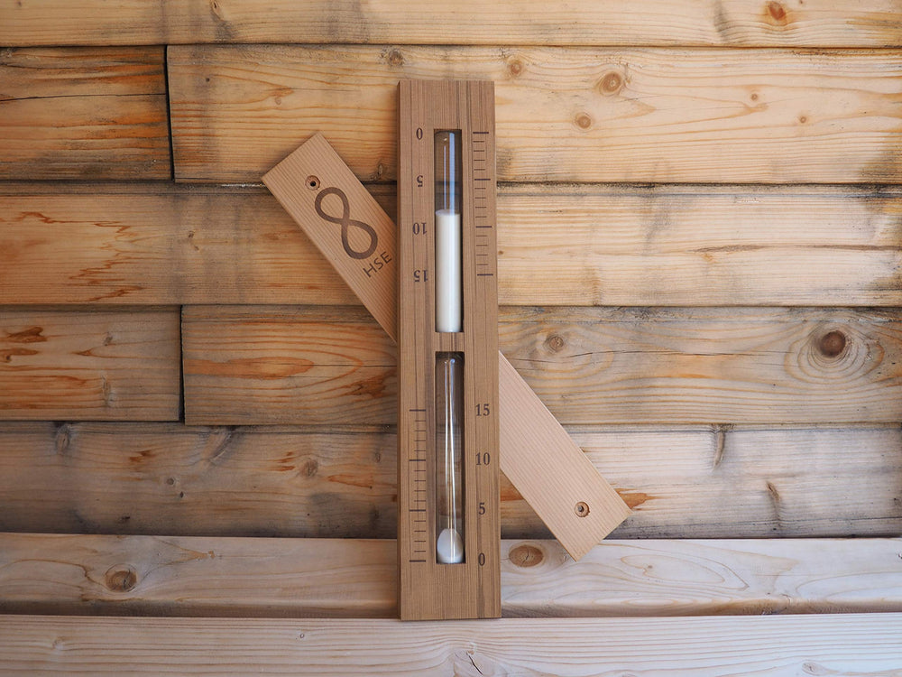 Home Sauna Experience angled side profile highlighting cedar grain and box silhouette