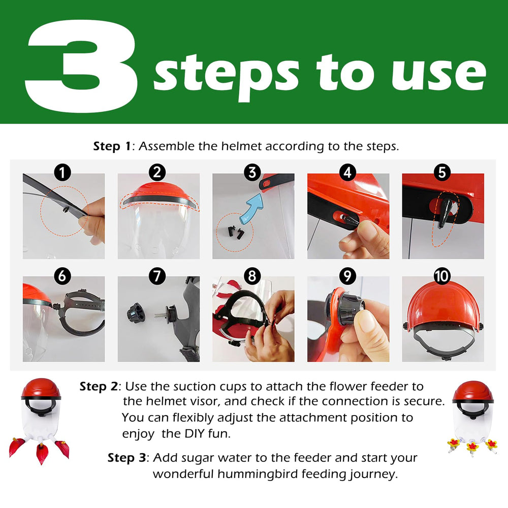 Hsmanchry detachable suction cup connection for quick conversion