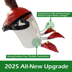 Hsmanchry suction cups attachment demonstrating tool-free, quick setup