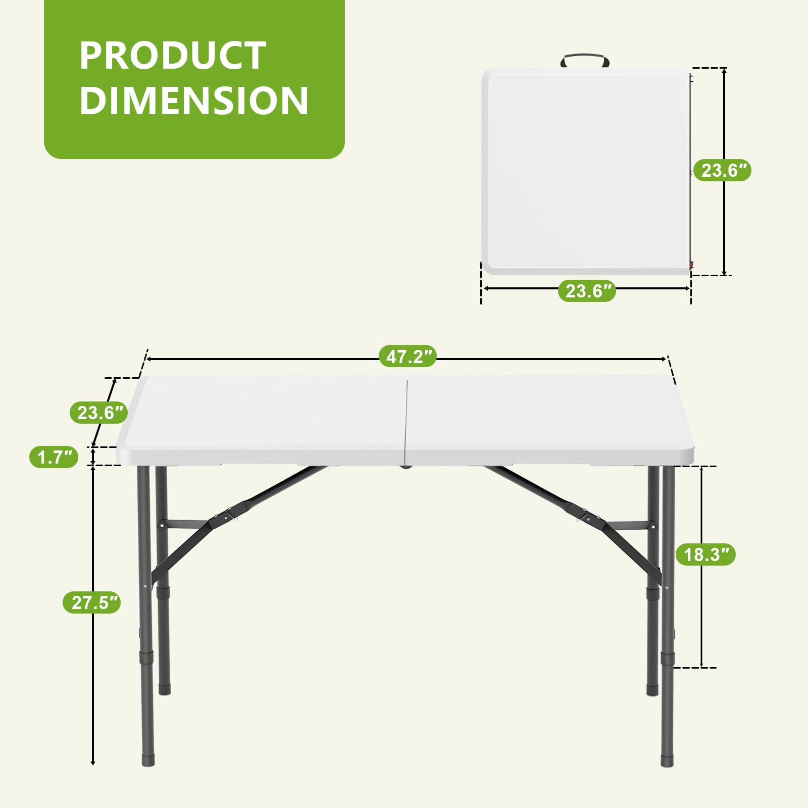 Hsundries leg locking mechanism and height adjustment for versatile use