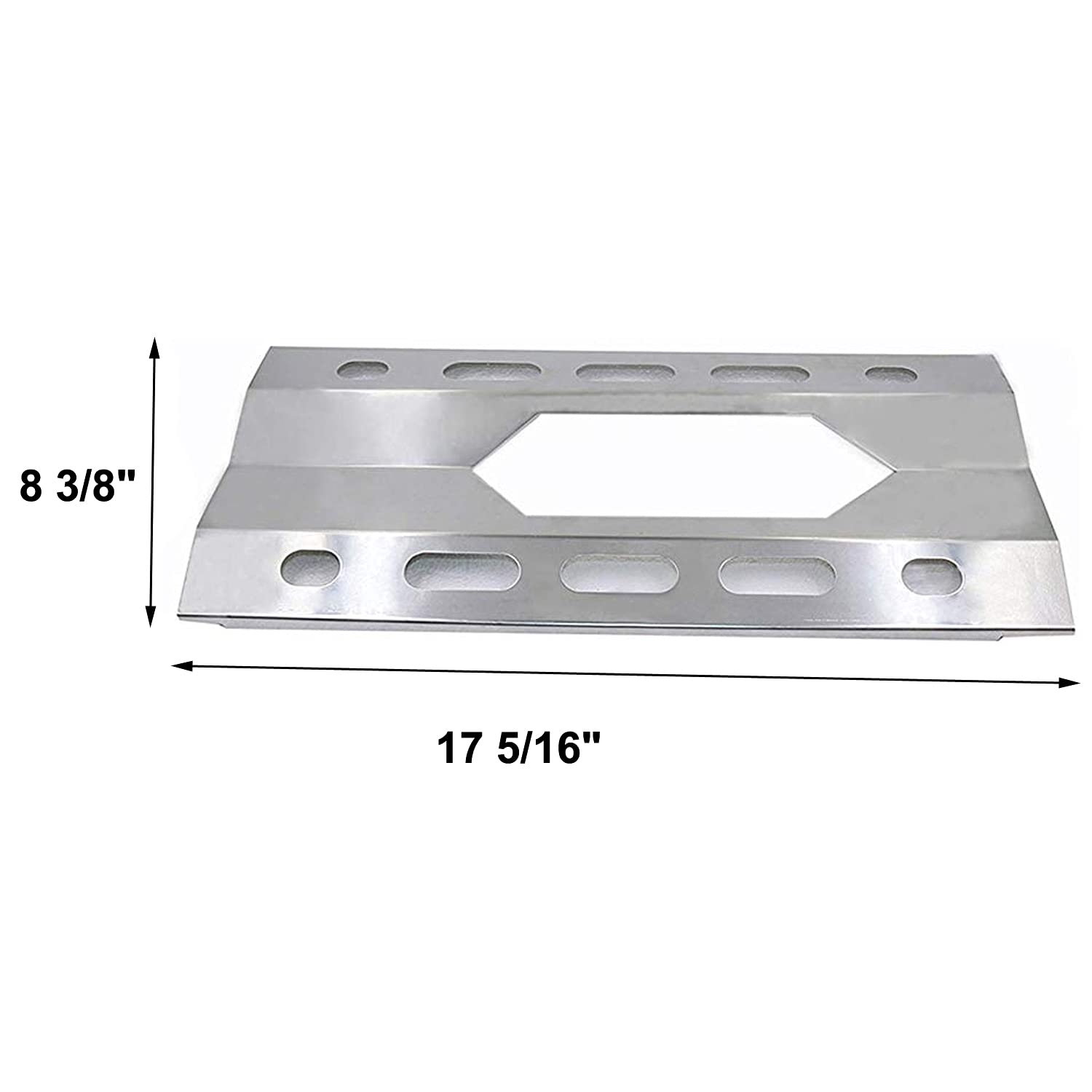 Htanch burner detail with ports and inlet illustrating correct fit and even flame