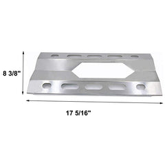 Htanch burner detail with ports and inlet illustrating correct fit and even flame