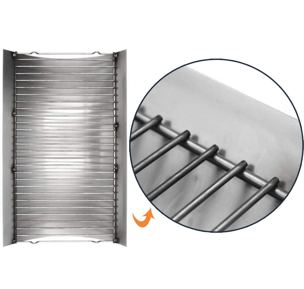 Htanch close-up stainless edge highlighting rust-resistant durability