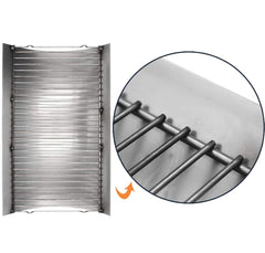 Htanch close-up stainless edge highlighting rust-resistant durability