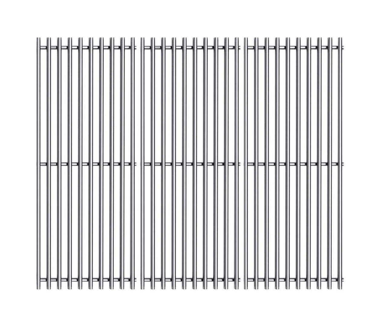 Htanch front view of three grates showing full replacement coverage and durability