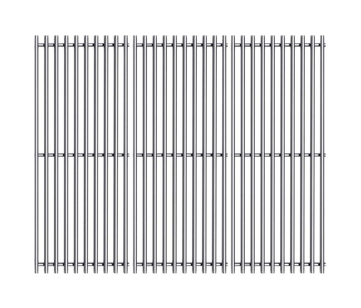 Htanch front view of three grates showing full replacement coverage and durability