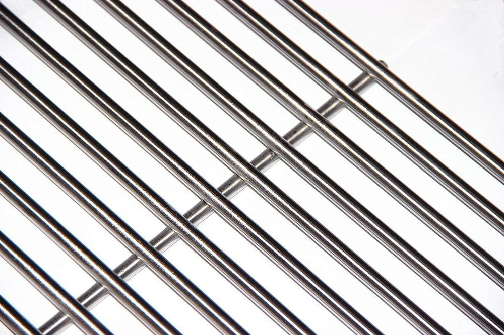 Htanch grates next to a ruler showing 15-inch dimensions and easy-fit benefit