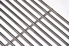 Htanch grates next to a ruler showing 15-inch dimensions and easy-fit benefit