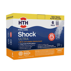 HTH front packaging showing 6-pack and clear usage benefit