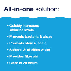 HTH open container with granules for fast dissolution benefit