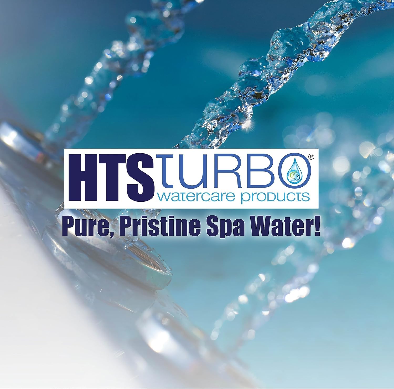 HTS Turbo bucket beside a backyard pool demonstrating clearer water results