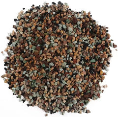 HTWNK front packaging showing 15LB bag and colorful lava rocks benefit: clear product ID