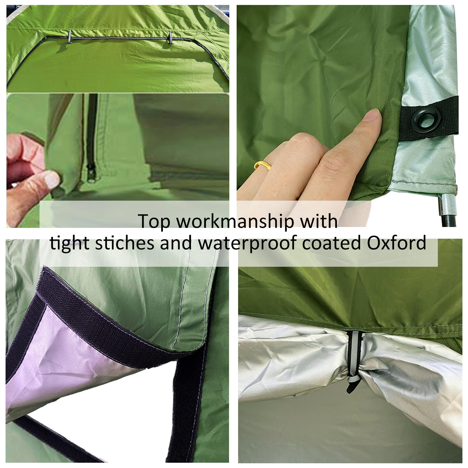 HuaKastro folded tent compact size for storage and convenient transport