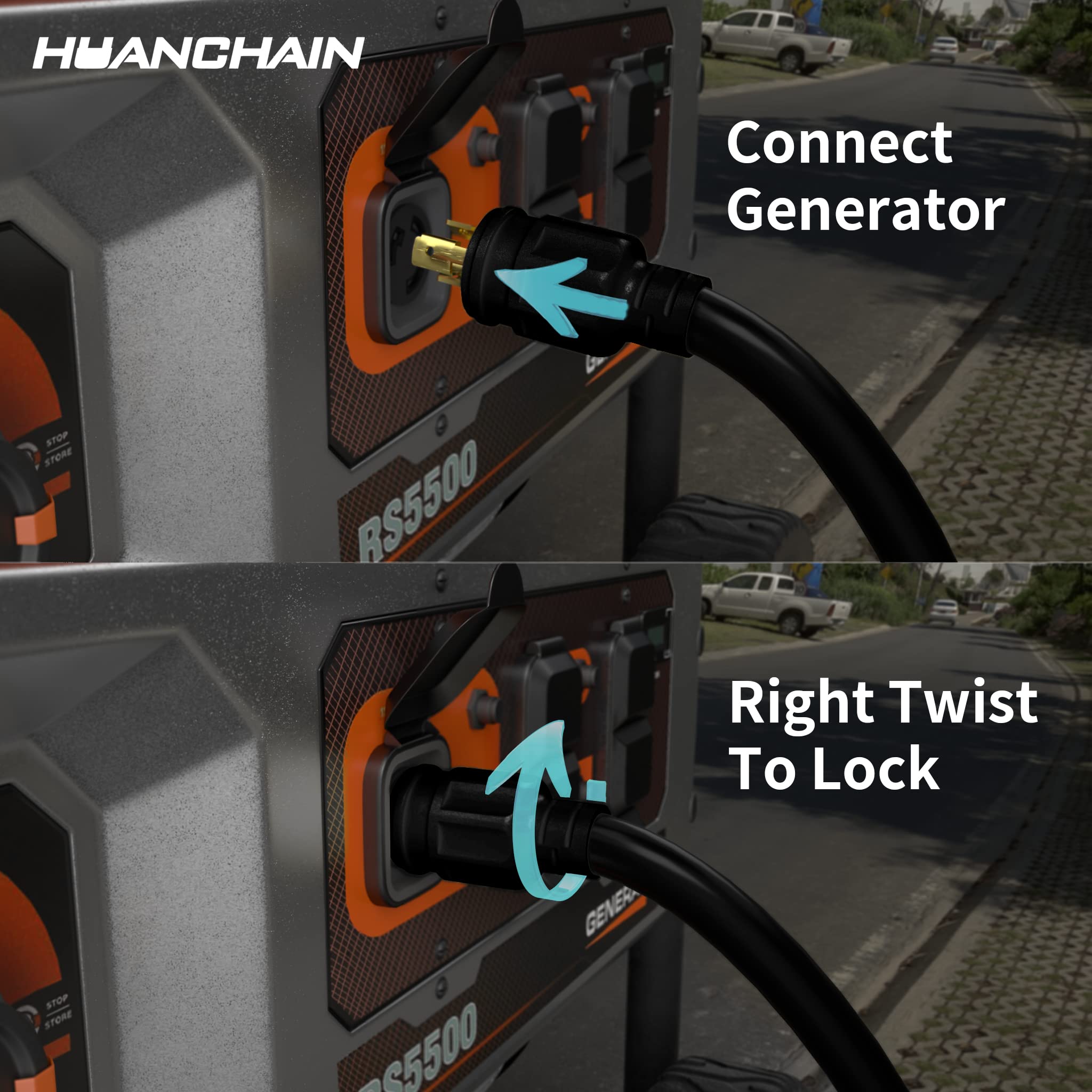 huanchain cord jacket texture showing durable weather resistance