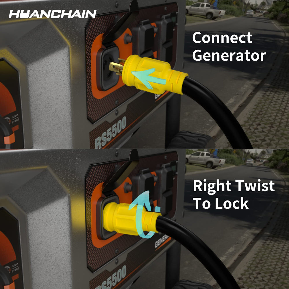 huanchain receptacle socket detail highlighting easy-grip handling benefit
