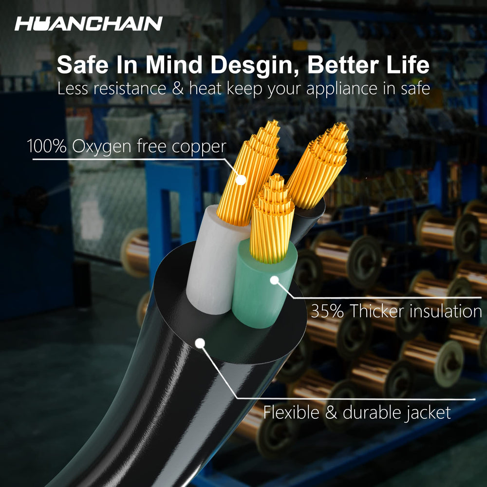 huanchain twist-lock plug closeup demonstrating secure connection benefit