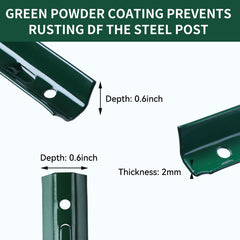 HuaSheWJ U post installed supporting garden wire mesh for plant protection