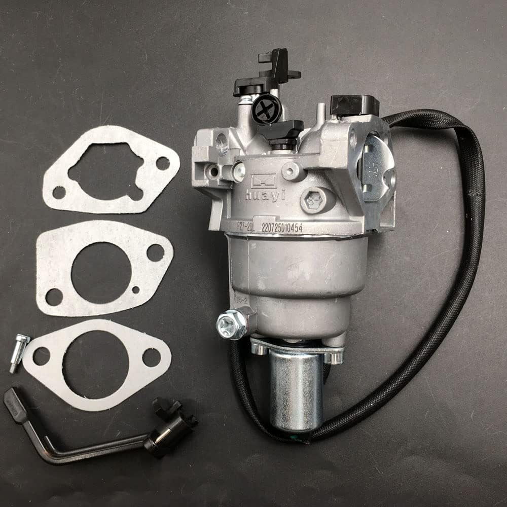 Huayi carburetor beside ruler showing size and accurate OE-style dimensions