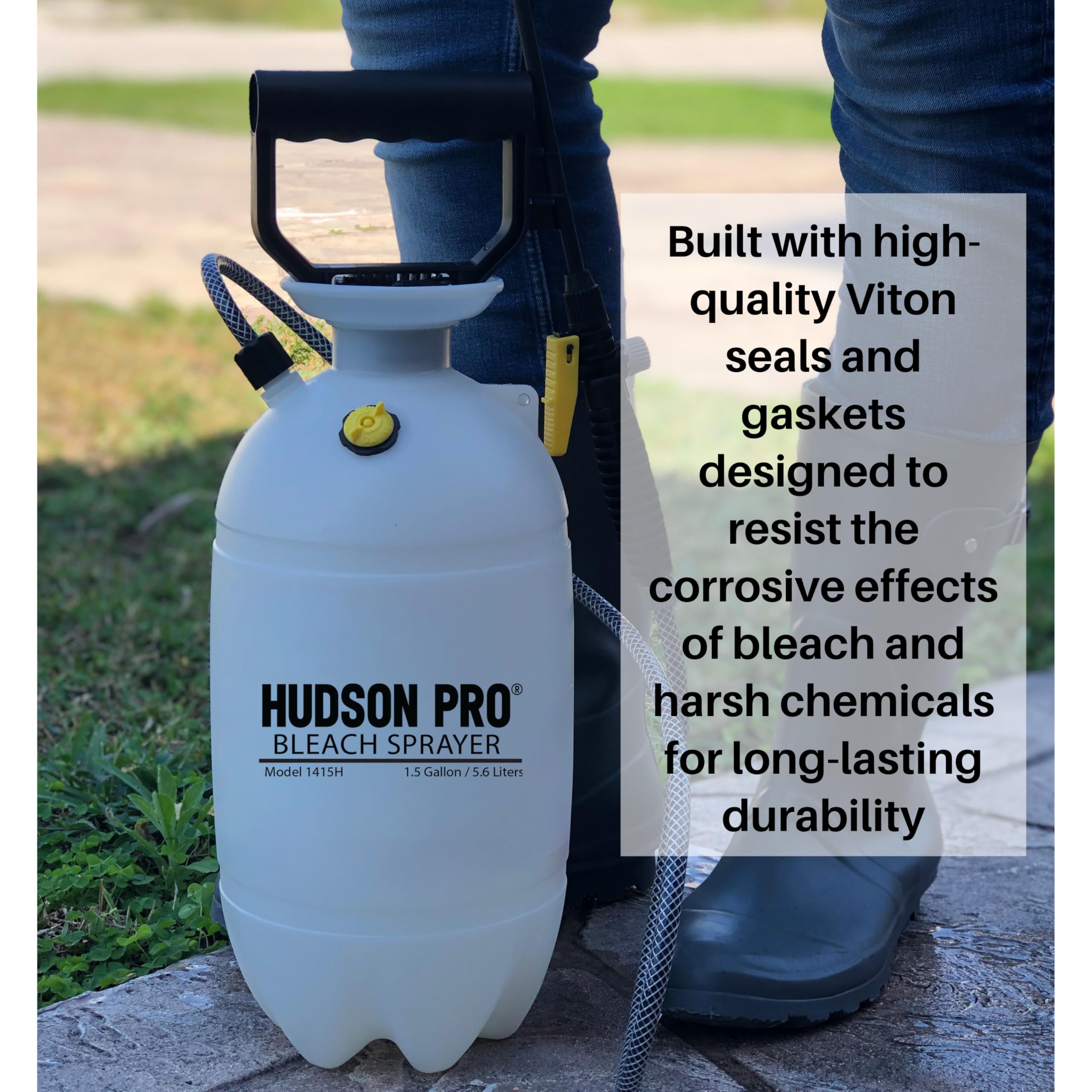 Hudson pressure relief valve detail for safer pressurization during use