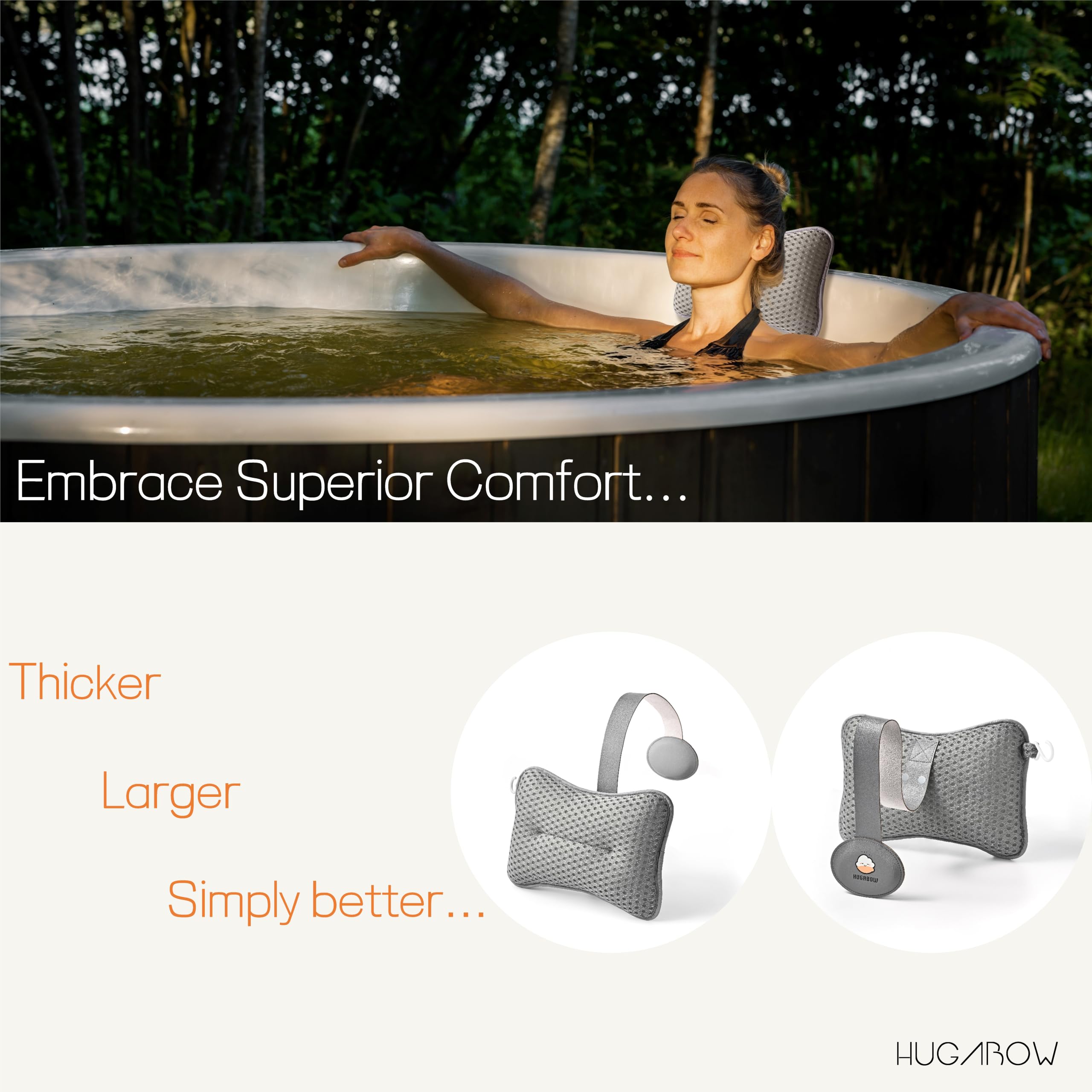 Hugabow close-up of 4D mesh texture for breathable comfort