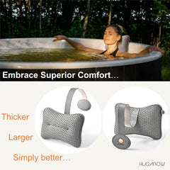 Hugabow close-up of 4D air mesh texture highlighting breathable quick-dry surface