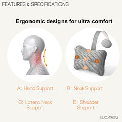 Hugabow installed in spa showing stable head and neck support