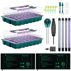 Hugbow front packaging of the 80-cell starter kit showing included components and benefit of organization