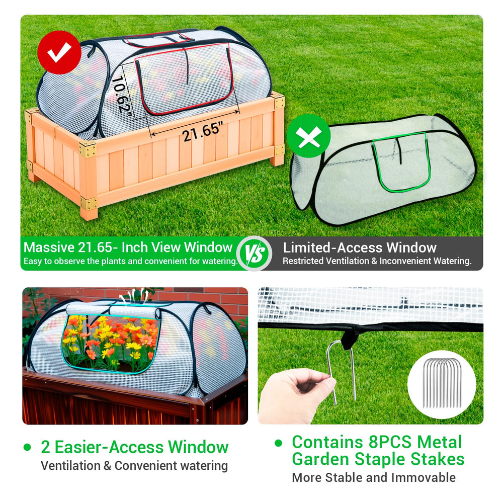 Hugbow reinforced mesh detail allowing airflow while blocking pests