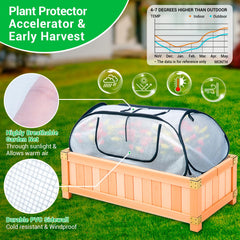 Hugbow wide zipper open for easy access and comfortable harvesting