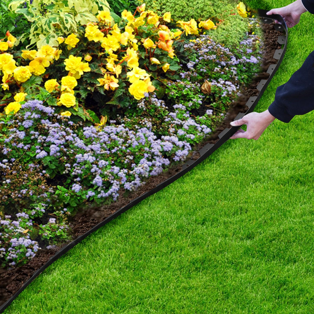 HUGELEAF close-up of heavy-duty ground stake showing secure anchoring benefit