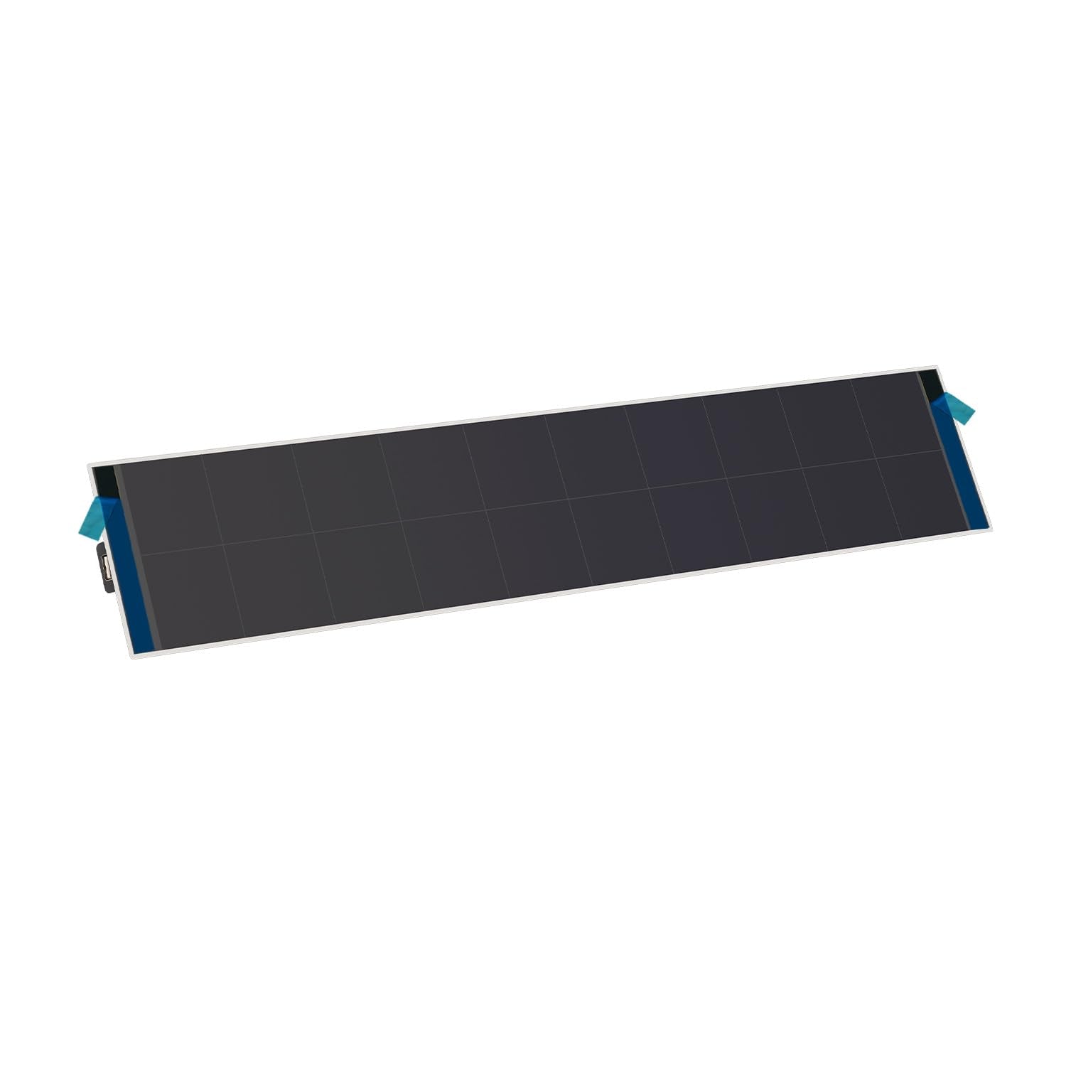 HUIYEETEX front view of solar panel showing slim profile and neat finish