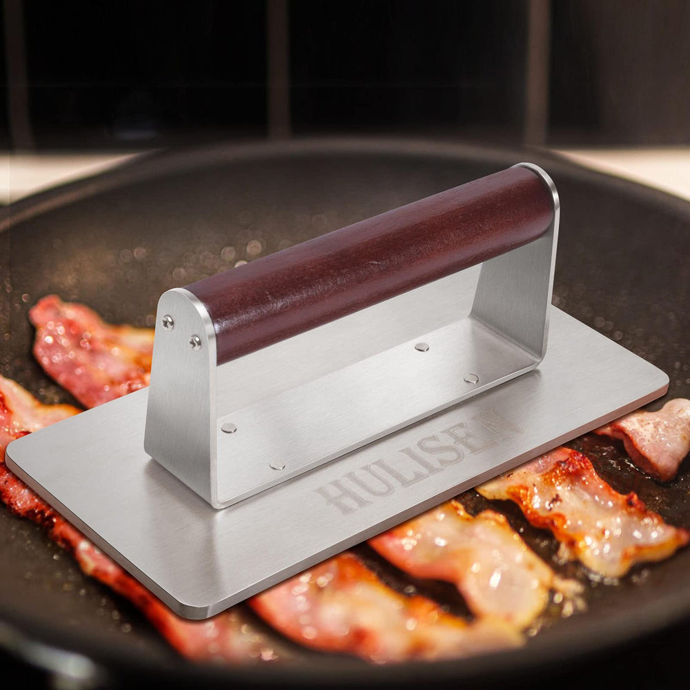 HULISEN side profile highlighting thin 2.5mm plate for fast, even heat transfer