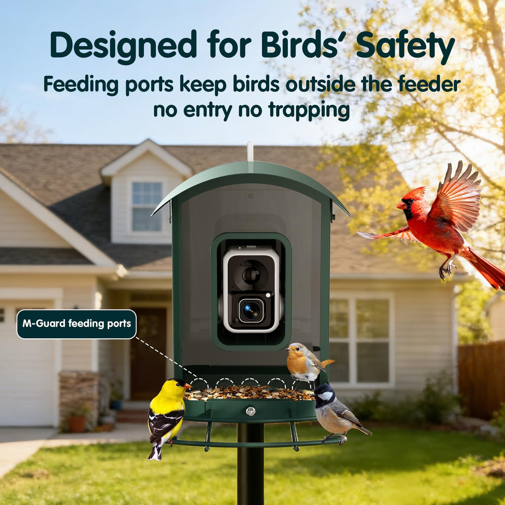 Humbirdy app on phone, instant AI bird ID and easy clip sharing benefit