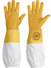 Humble Bee front view gloves showing reinforced cuffs and mid-length sleeves for protection
