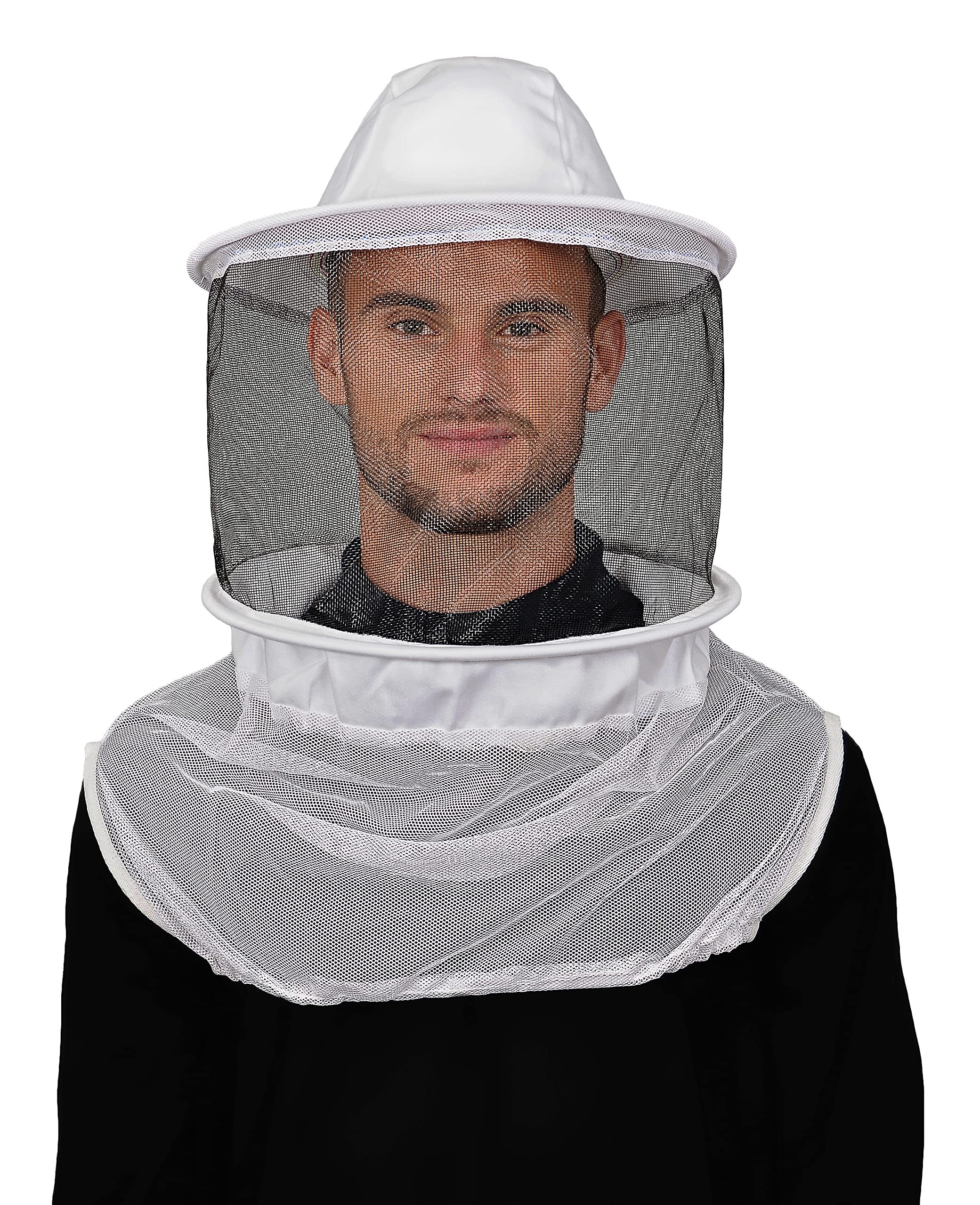 Humble Bee front view of round veil showing full face protection and comfort