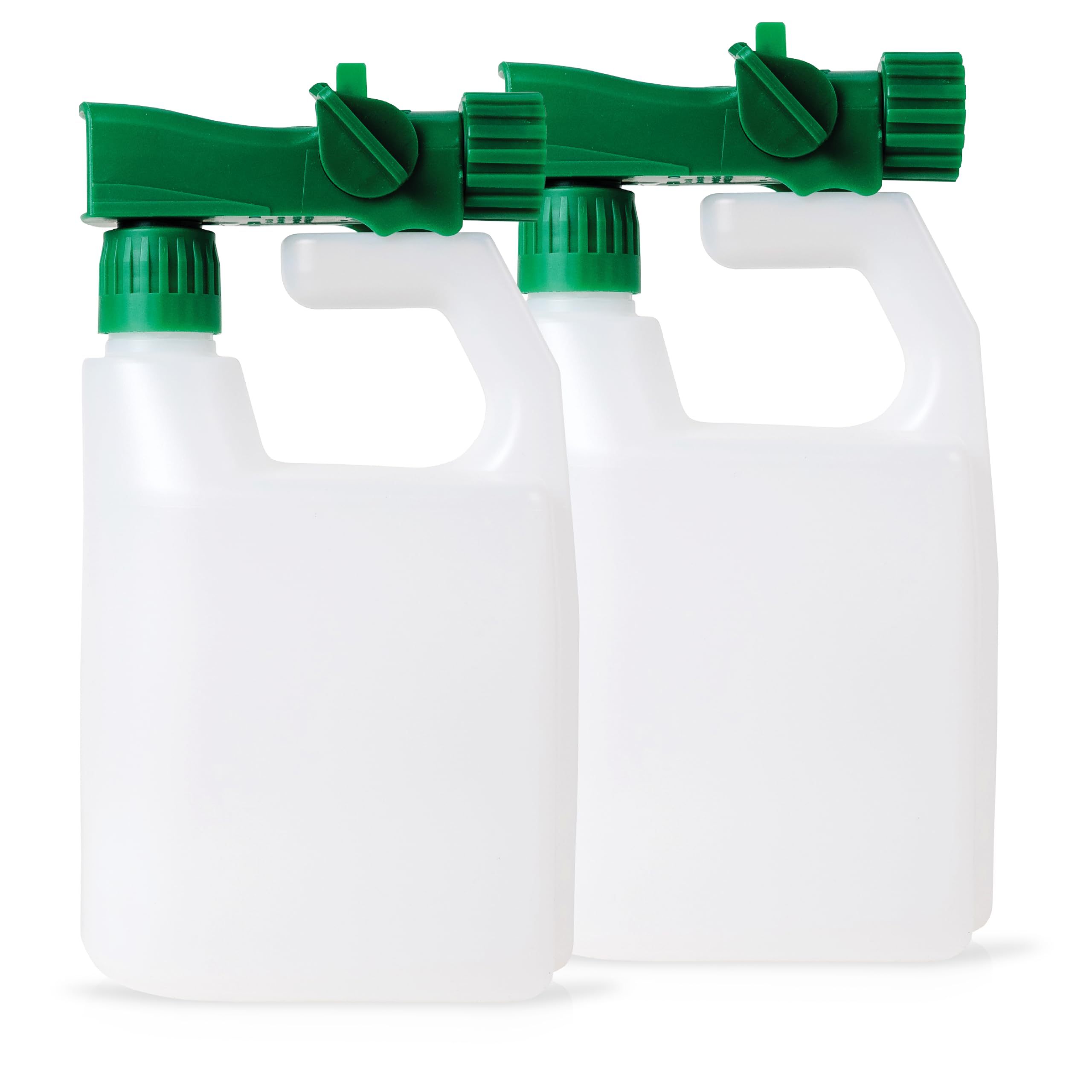 Humboldts Secret front view showing 32 oz bottle and hose attachment, delivering consistent mixing