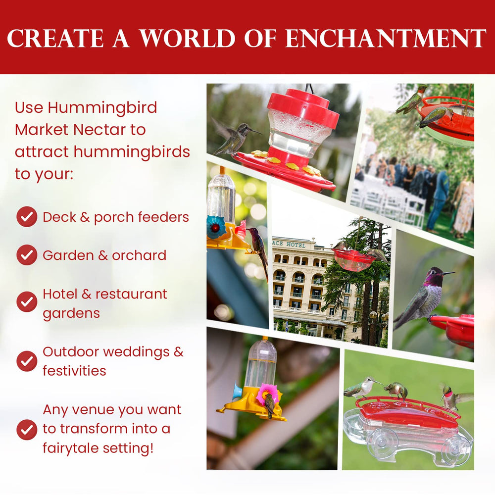 Hummingbird Market label close-up displaying ingredients and no-dye benefit
