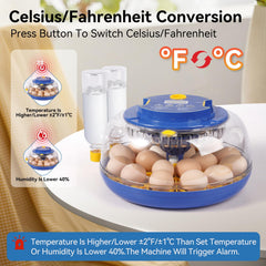 Humorrap egg turner mechanism close-up demonstrating gentle automated rotation benefits