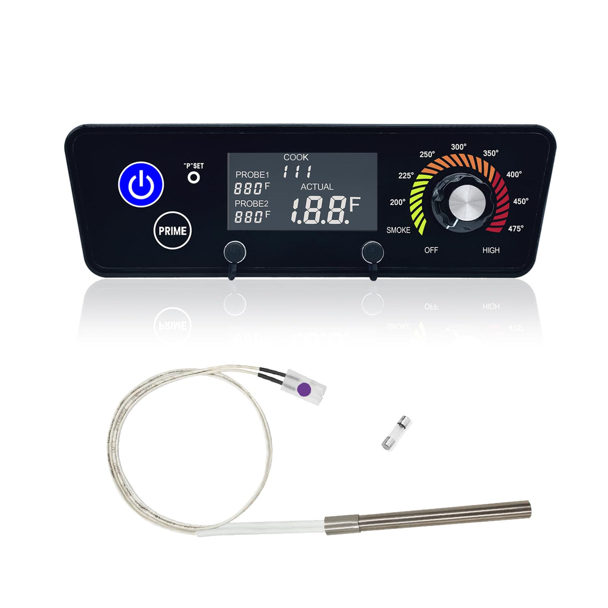 HunGrill AC03P7 front panel showing controls and clear OEM labeling for easy replacement