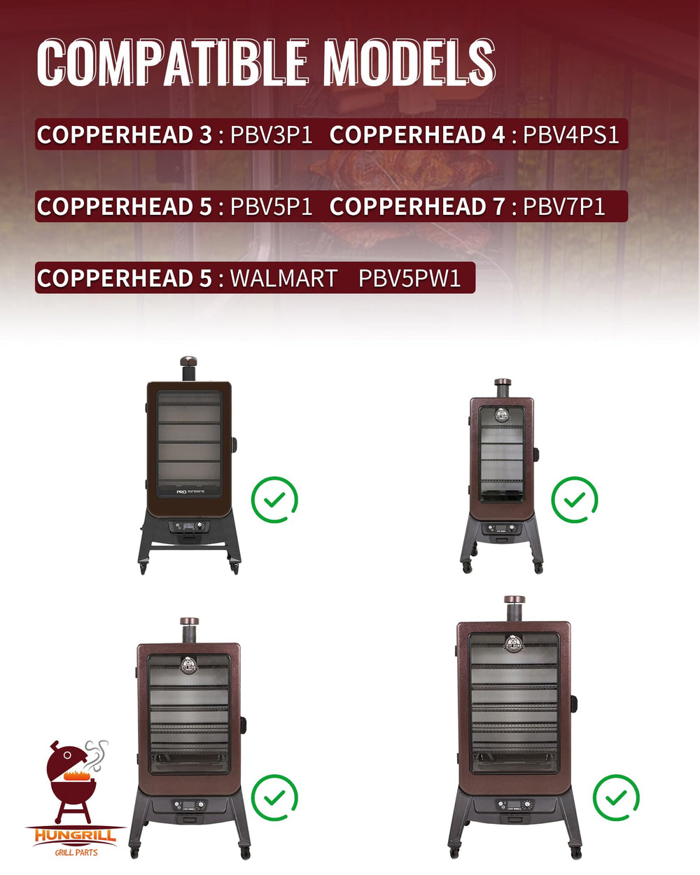 HunGrill controller backboard with wiring harness, offering direct plug-in compatibility