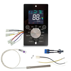 HunGrill controller front panel showing display and controls for precise temperature.