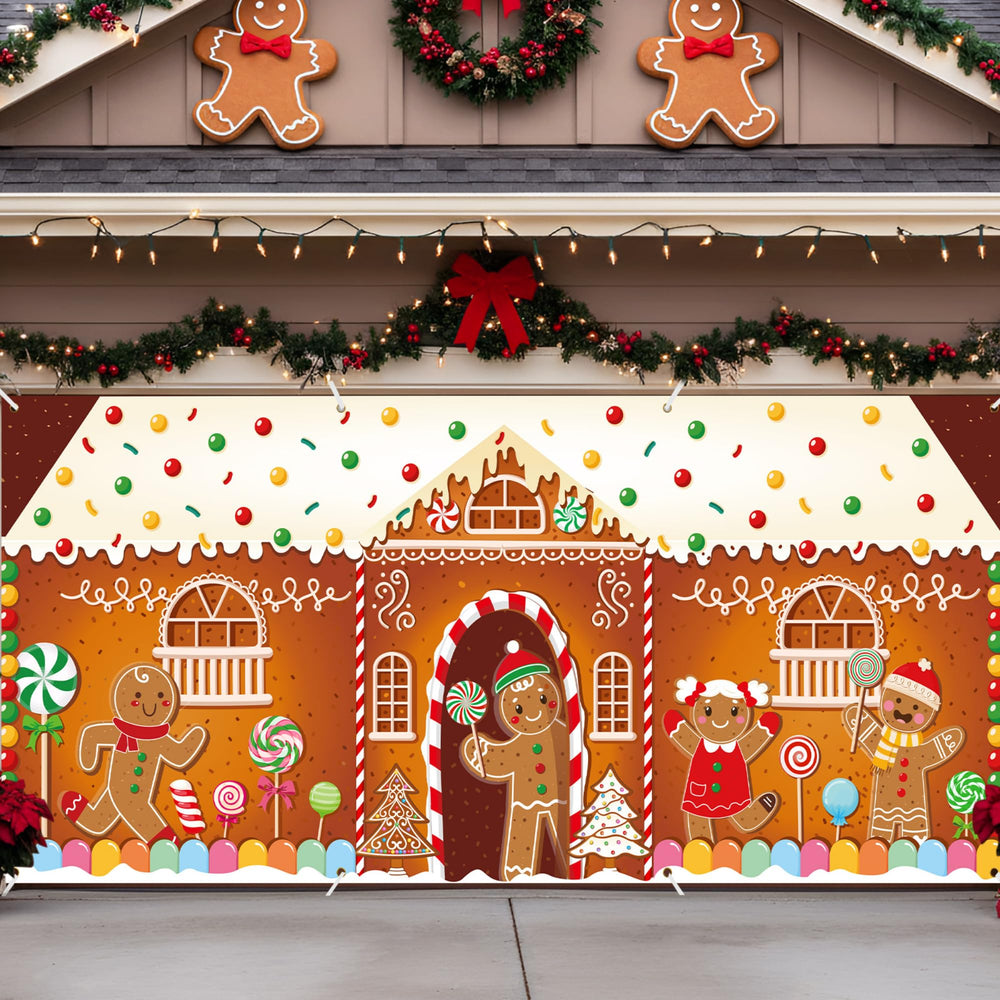 HunnmingRe full garage banner showing gingerbread cottage adding curb appeal