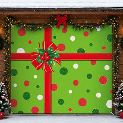 HunnmingRe front view banner on garage door, makes house festive