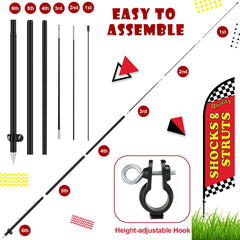 HunnmingRe ground spike detail showing heavy-duty anchor for steady support