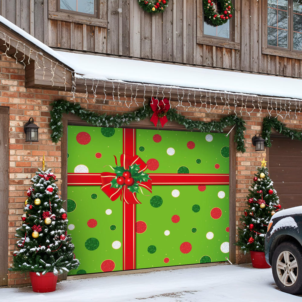 HunnmingRe used as indoor holiday photo booth backdrop, easy setup