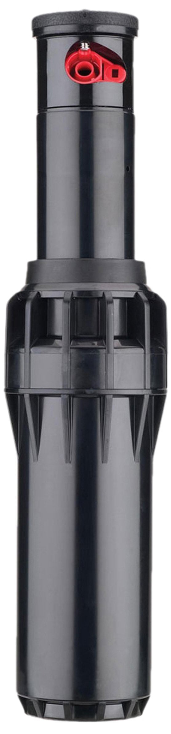 Hunter I-25 front view showing pop-up head and durable housing, reliable long-radius coverage