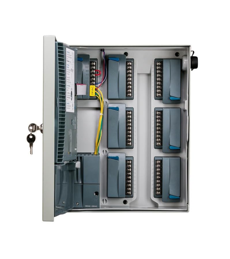 Hunter ICM-800 installed in ICC2 panel demonstrating quick plug-in upgrade benefit