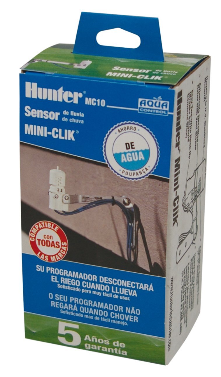 Hunter MiniClik wiring close-up showing simple two-wire connection for quick installation